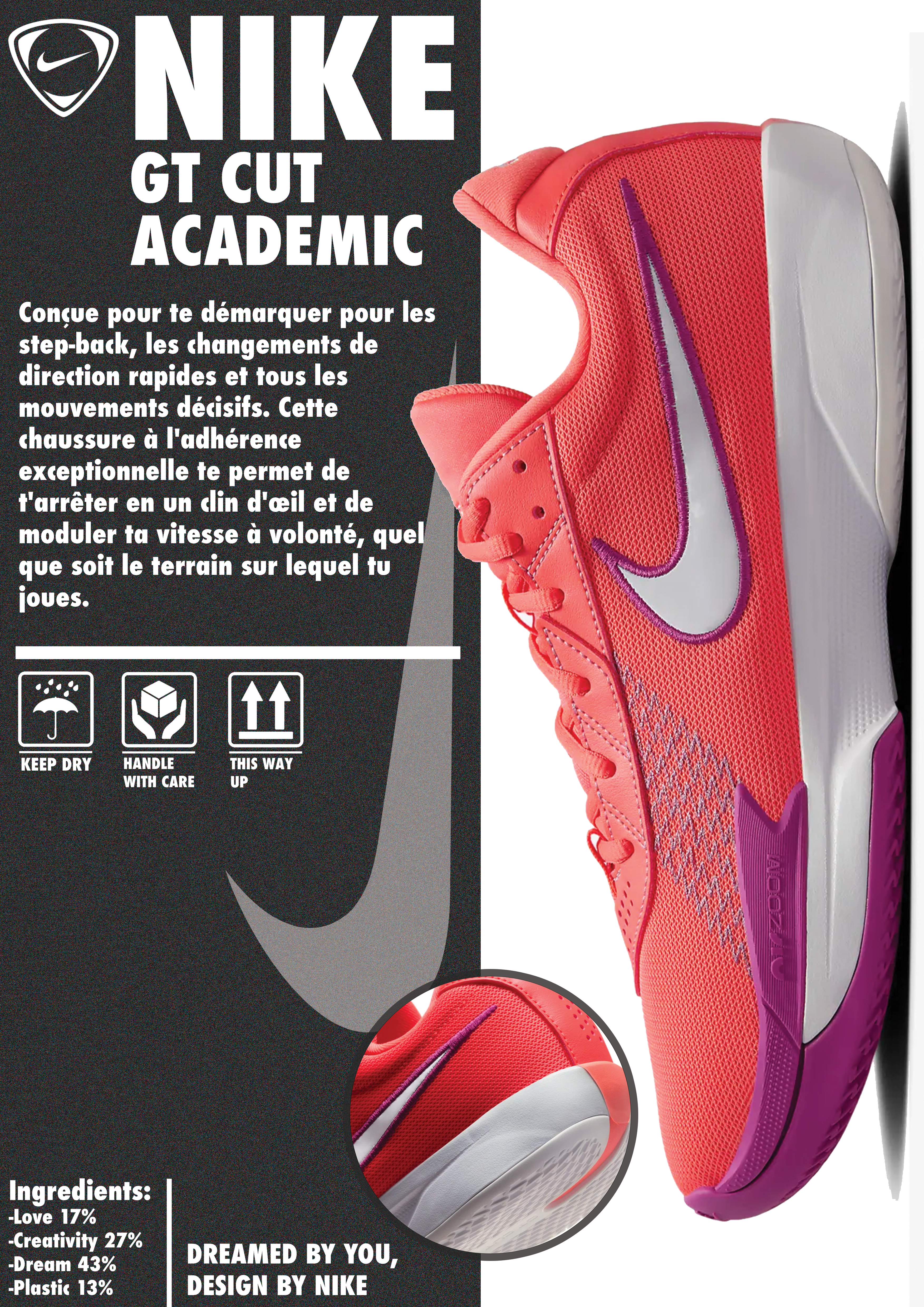 Affiche Nike GT cut academic